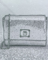 Silver Bag Shoes Perfume Wall Art Mirror Frame