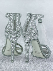 Silver Bag Shoes Perfume Wall Art Mirror Frame