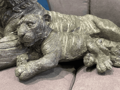 Silver Lifestyle Tiger With Cub