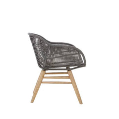 Sisal Grey Rope Armchair - Home Luxe Interior