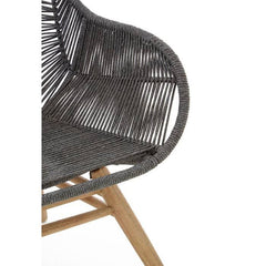 Sisal Grey Rope Armchair - Home Luxe Interior