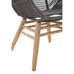 Sisal Grey Rope Armchair - Home Luxe Interior