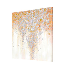 Small 60x60 Silver & Gold Glitter Wall Art