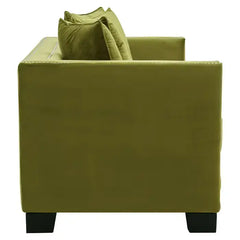 Sofia Moss Velvet 2 Seater Sofa
