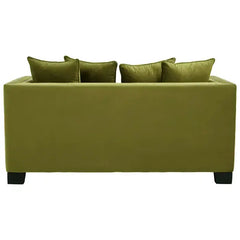 Sofia Moss Velvet 2 Seater Sofa