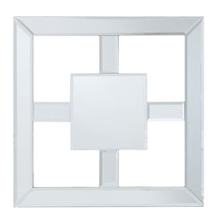 Square Mirror Geo Wall Art 40cm
