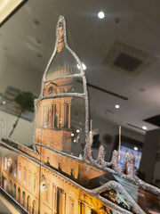 St Pauls Catherdral Nightview Wall Art Mirror Frame 90Cm X 70Cm