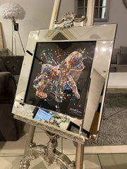 Supernova Gorilla Multicolour Wall Art Mirror Frame 55Cm X 55Cm