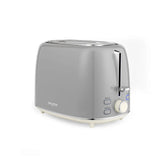 Salter Retro 2-Slice Toaster - Grey 930W Wide Slot with 6 Browning Levels