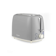 Salter Retro 2-Slice Toaster - Grey 930W Wide Slot with 6 Browning Levels