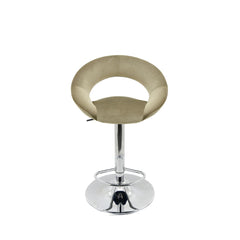Urban Barstool Round Champagne Velvet