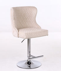 Valencia Fabric Bar Stool Mink