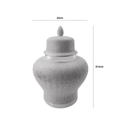 Value 31.5 cm Champagne Glitz Ginger Jar