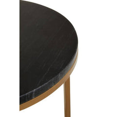 Varana Nest of Three Black Marble Top Tables - Home Luxe Interior
