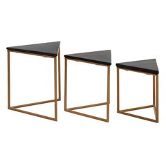 Varana Nest of Three Triangular Tables - Home Luxe Interior