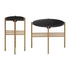 Varana Set of 2 Round Side Tables - Home Luxe Interior