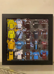West Ham Football Strip Collection 47Cm X 47Cm