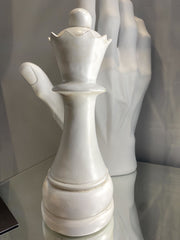 White Chess Piece Décor Ornament