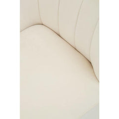 Yvette Cream Velvet Chaise Lounge Home Luxe Interior