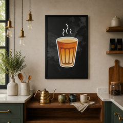 Tea Cup Neon LED Wall Art 40x60cm USB Powered Kitchen Home Decor