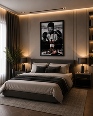 Muhammad Ali Neon LED Wall Art USB Powered Boxing Canvas 40x60cm