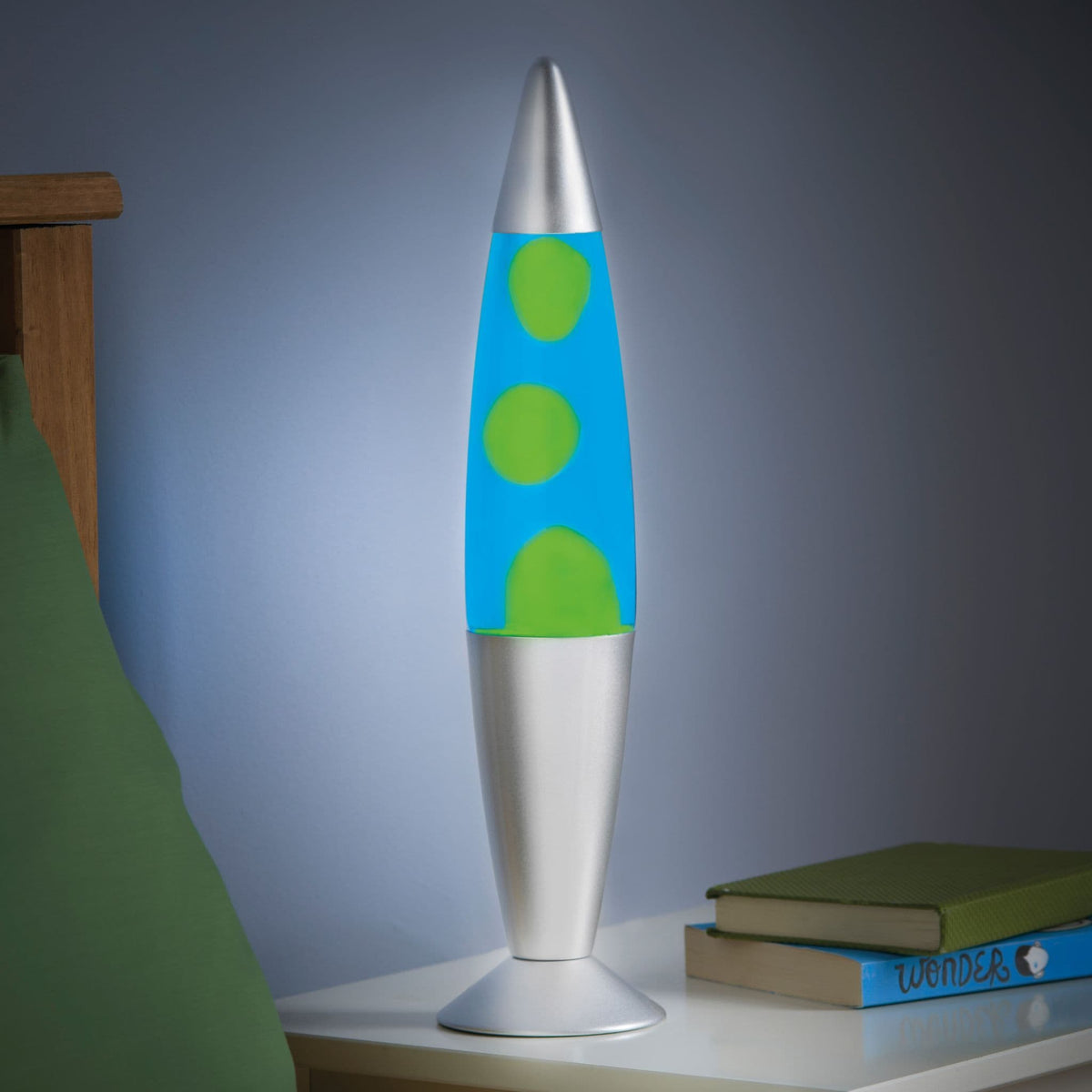 [EKM-AUTOGENERATED]16&34; Lava Lamp-Blue Liquid & Green Wax
