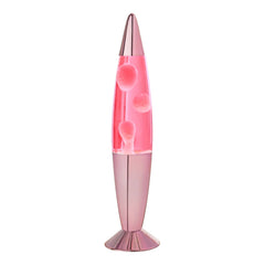 [EKM-AUTOGENERATED]16&34; Lava Lamp - Pink Lava /Rose Gold Chrome Effect