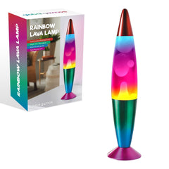 16" Rainbow Rocket Lava Lamp