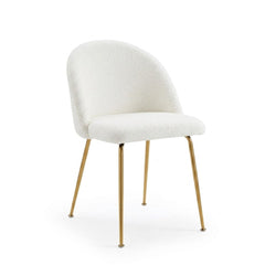 Callie Teddy Chair – Soft Plush Fabric Dining & Accent Chair
