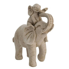 Leonardo Collection Ellie & Family Piggy Back Elephant Figurine