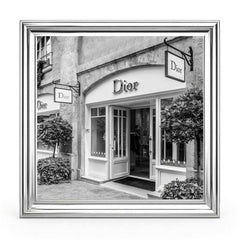 Dior Fashion Silver Step Frame 70x70cm Luxury Wall Art Home Decor Room