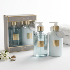 Home Luxe Maison Parfum Suave Stone Blue Hand Wash Lotion Gift Set