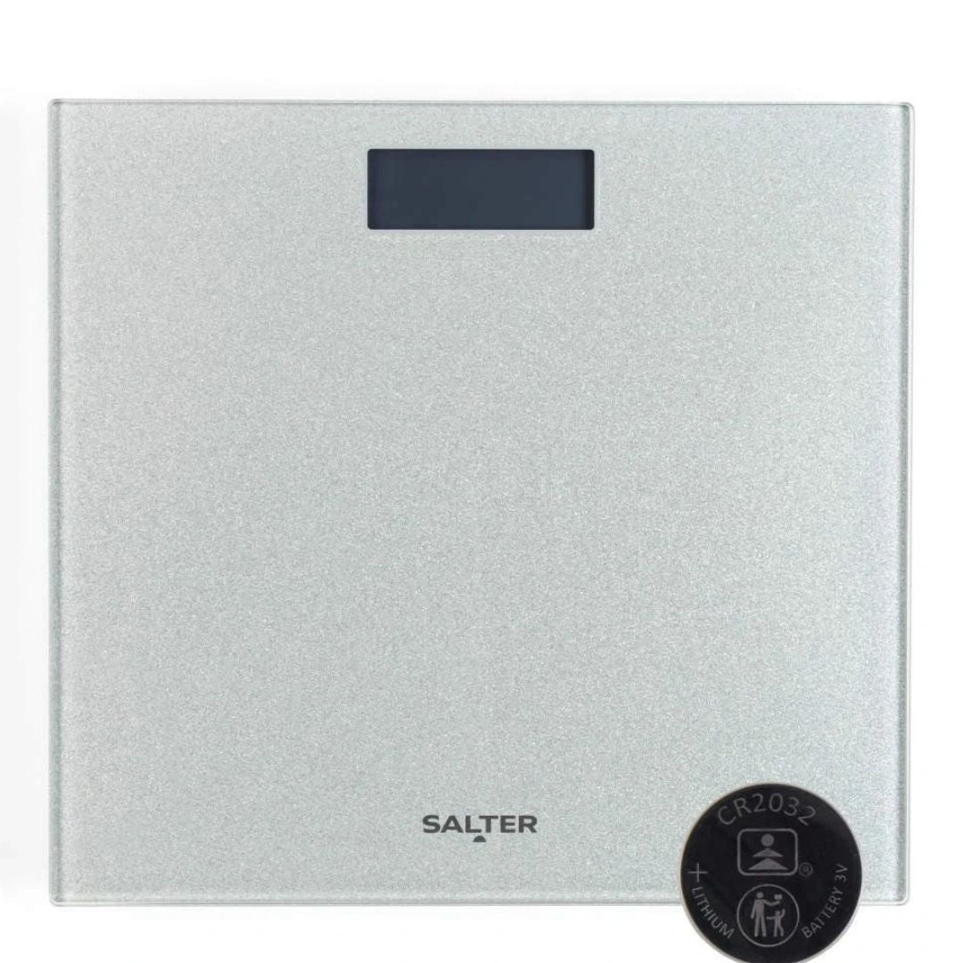 Salter Grey Electronic Bathroom Scales - Digital LCD Precision 180kg