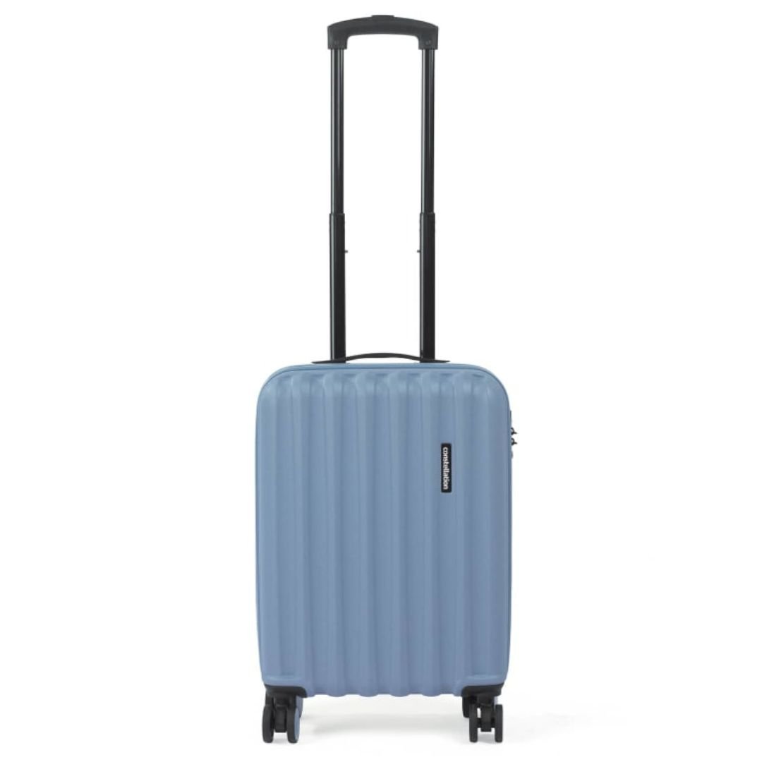 Havana 55cm Cabin Hard Shell Suitcase - Blue Travel Luggage