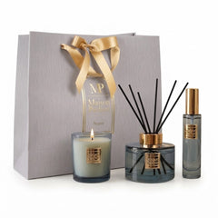 Home Luxe Maison Parfum Suave Reed Diffuser Candle Spray Gift Bag Set