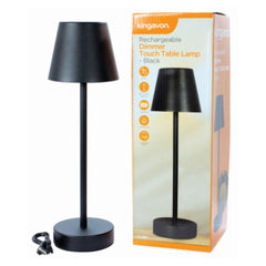 Duchi 36cm LED Touch Lamp - Cordless, Rechargeable & Dimmable Black
