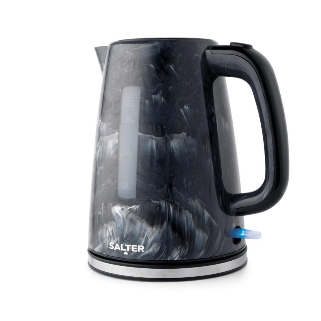 Salter Marble 1.7L Kettle - 3000W Rapid Boil Jug Kettle in Black