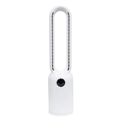 Benross White Bladeless Tower Fan - 88cm with Remote & 12-Hour Timer