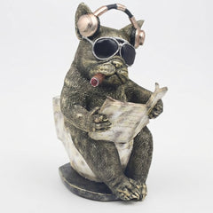 Home Luxe Loo-Time French Bulldog Ornament 29cm Funny Novelty Dog Gift