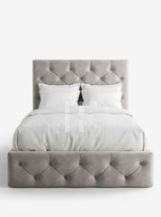 Luxury Diamond Tufted Chesterfield Upholstered Bed Frame
