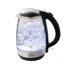 3000W Glass Kettle - 1.7L Illuminated Rapid Boil with Spout Filter