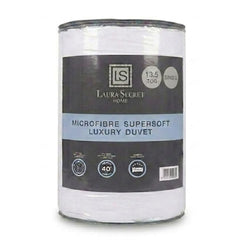 Laura Secret Home Single Luxury 13.5 Tog Microfibre Duvet - White