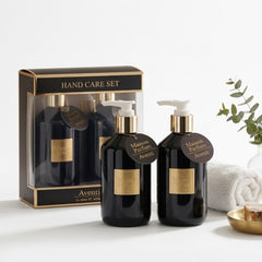 Home Luxe Maison Parfum Aventi Black Hand Wash Lotion Gift Box Set