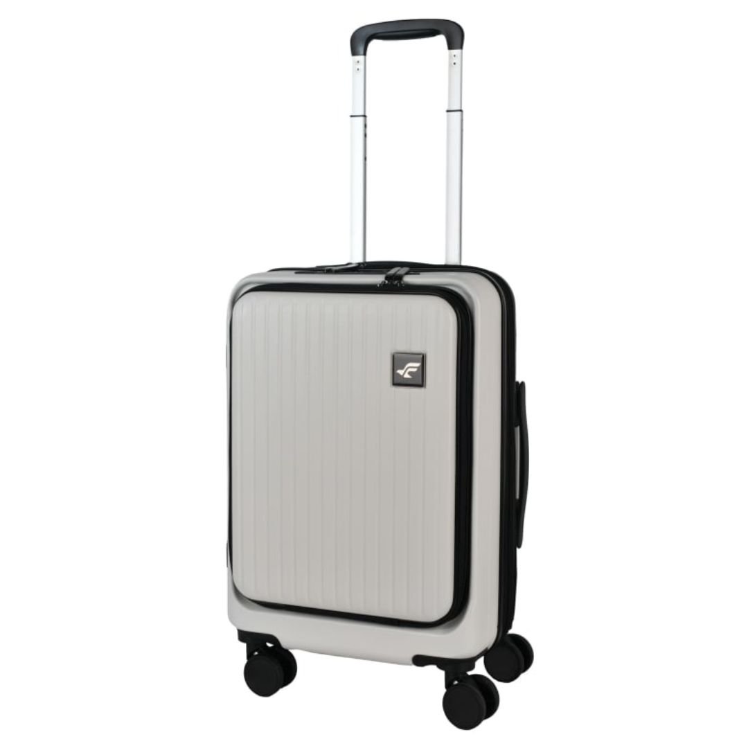 Cream Charging Cabin Case - Hardshell Carry On Suitcase with USB Port