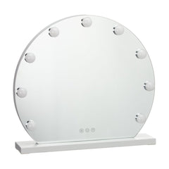 Arched LED Mirror Tabletop Vanity Mirror with 3 Dimmable Light Modes