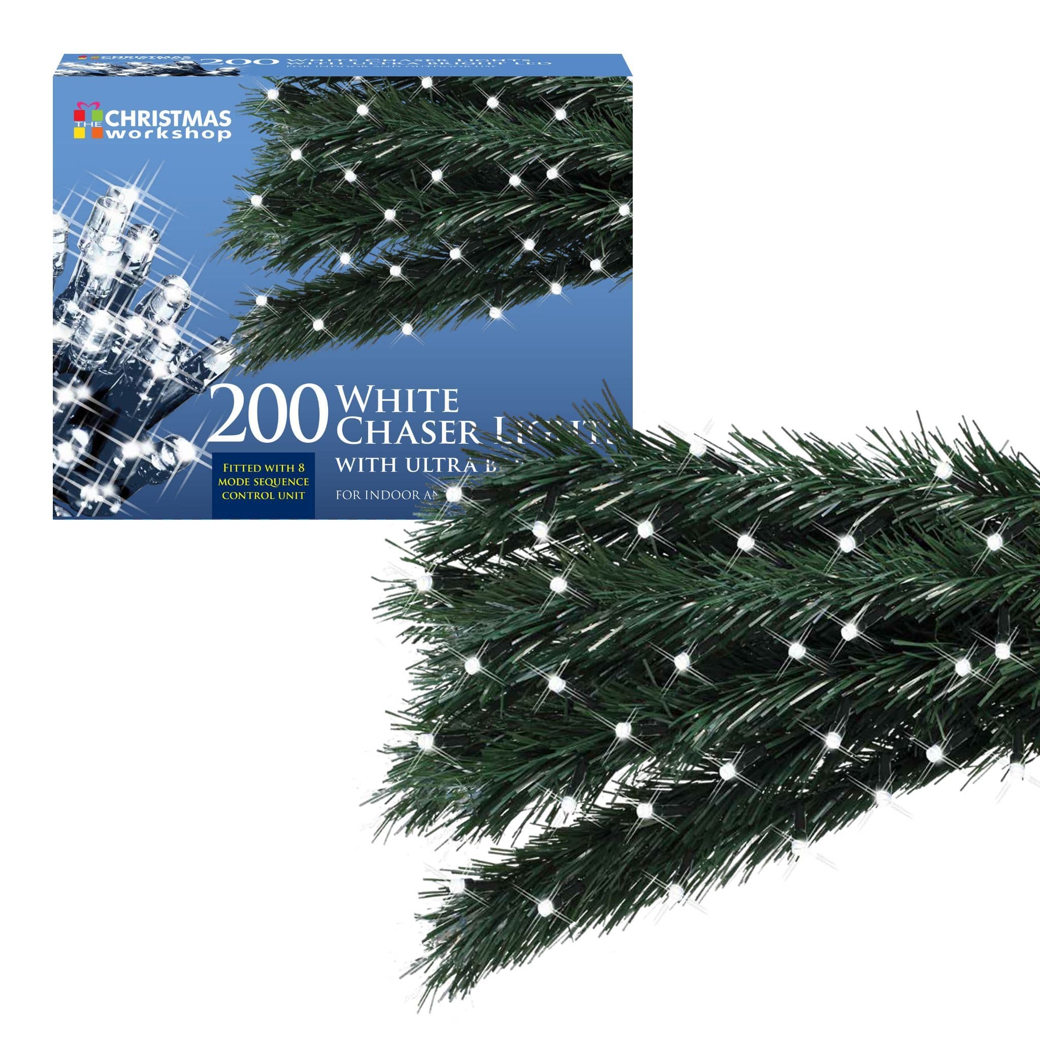 200 L.E.D. Chaser Christmas Lights