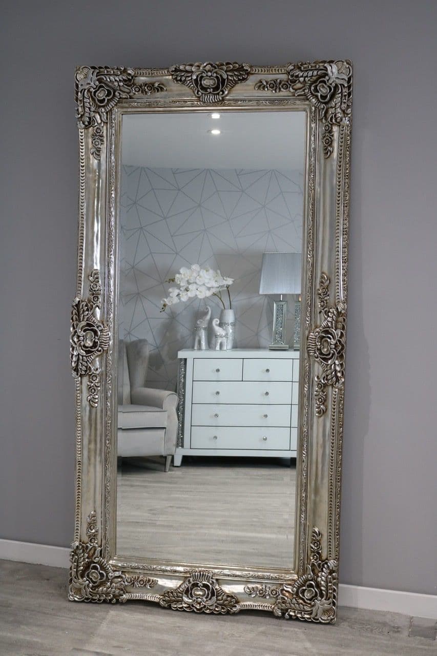 [EKM-AUTOGENERATED]204cm X-Large Vintage Design Mirror In Champagne