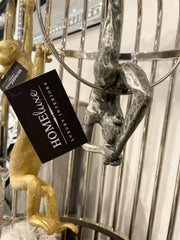 26Cm Silver Gymnast On Ring