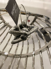 26Cm Silver Gymnast On Ring