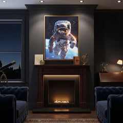Home Luxe Astronaut Wall Art 50x70cm Space Framed Picture Modern Decor